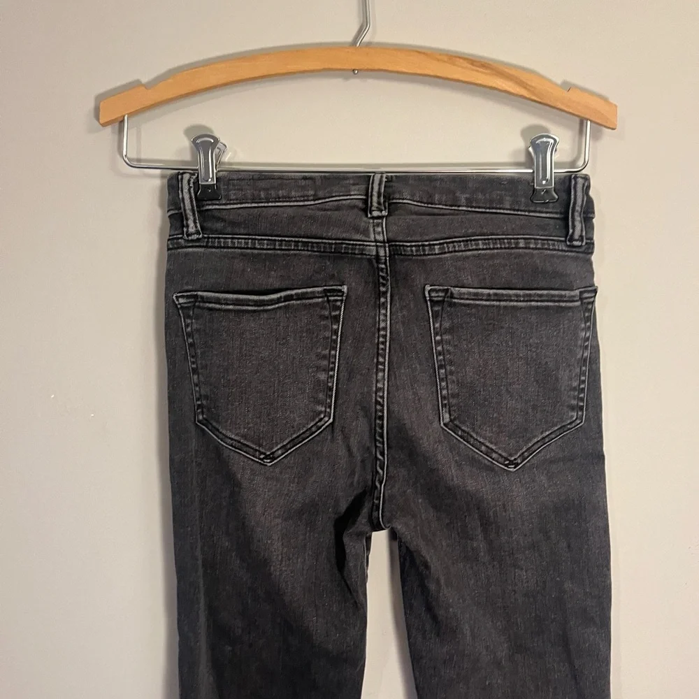 All Saints Grace Faded Black Skinny Jeans Size 27